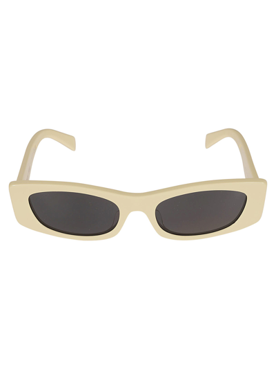 Celine Graphic Rectangle Acetate Sunglasses In 39a