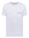 STELLA MCCARTNEY CHEST EMBROIDERY WHITE T-SHIRT