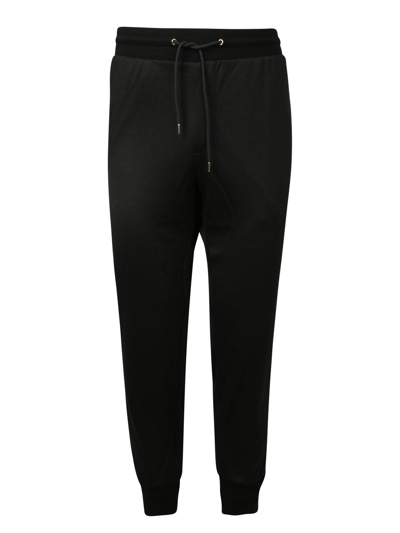 Paul Smith Stripe Detailed Drawstring Jogging Pants In Black