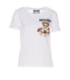 Moschino Teddy Bear-motif Cotton T-shirt In White