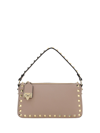 Valentino Petite Sac À Bandoulière Rockstud In Pink