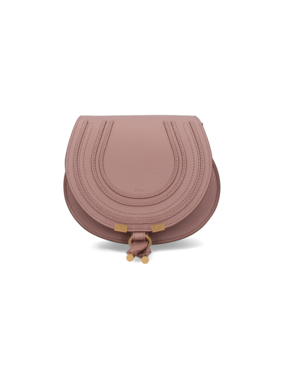 Chloé Small Crossbody Bag Marcie In Pink