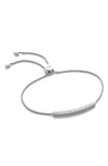 Monica Vinader Linear Mini Friendship Chain Bracelet In Silver