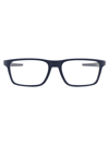 Oakley Metalink 55mm Rectangular Optical Glasses In 816403 Universe Blue