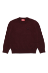 DIESEL KOLBY KNITWEAR DIESEL CASHMERE BLEND SWEATER WITH EMBROIDERED LOGO