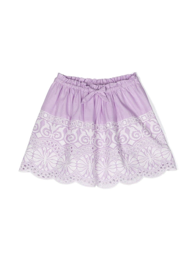 ZIMMERMANN SKIRT WITH EMBROIDERY