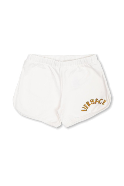 Versace Kids Logo In White