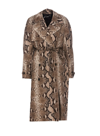STELLA MCCARTNEY STELLA MCCARTNEY GRAPHIC PRINTED DOUBLE BREASTED BELTED TRENCH COAT