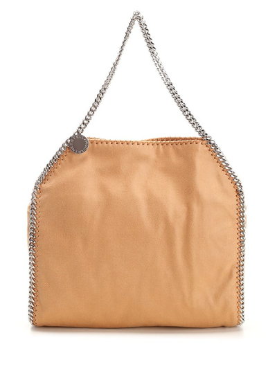 Stella Mccartney Large Falabella Top Handle Bag In Brown