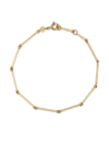 We By Whitebird 14kt Yellow Gold Yasmine Small Articulated Bracelet In Gold