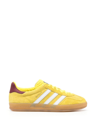 Adidas Originals Gazelle Indoor Trainers In Yellow