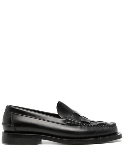 Hereu Nombela Leather Loafers In Black