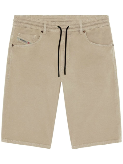 Diesel Chino Shorts In Jogg Jeans In Grigio