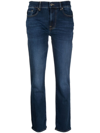 7 FOR ALL MANKIND ILLUSION MID-RISE CROPPED JEANS