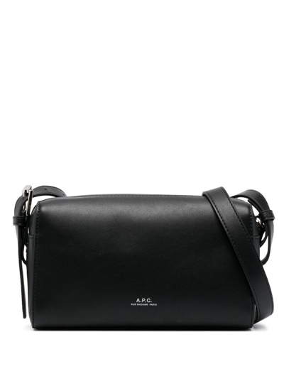 Apc Zipped Crossbody Bag In Black