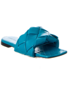 Bottega Veneta The Lido Intrecciato Leather Slides