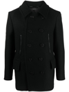 TOM FORD MELTON-WOOL BLEND PEACOAT