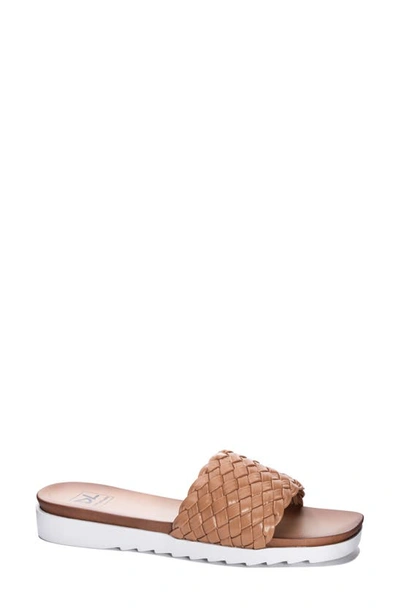 Dirty Laundry Enjoy It Woven Slide Sandal In Natural