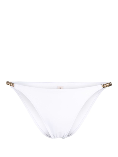 AGENT PROVOCATEUR WHITE TRIXY BIKINI BOTTOMS,APM099919489541