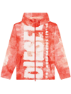 DIESEL J-WARRETT WATERCOLOUR-EFFECT JACKET