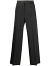 VALENTINO HIGH-WAISTED WOOL TAILORED TROUSERS