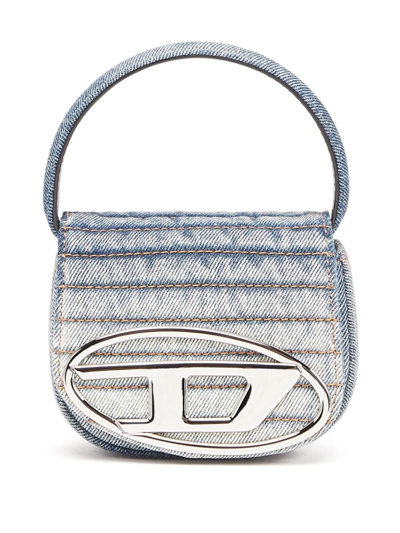 Diesel Iconic Mini Bag In Solarised Denim In Multicolor
