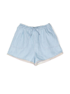 Zimmermann Halcyon Patch-detail Denim Shorts In Blue