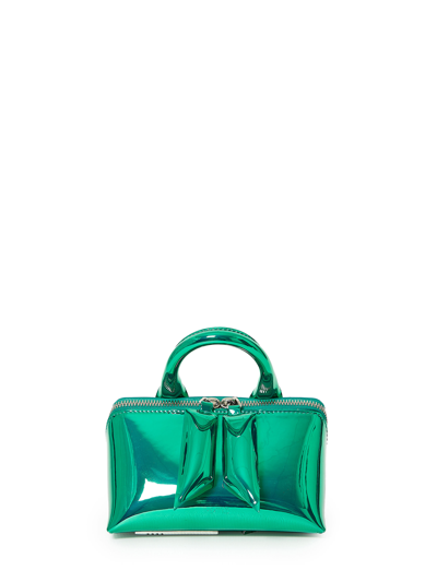 Attico Friday Mini Bag In Emerald