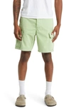 Saturdays Surf Nyc Green Balugo Sunbaked Shorts In Forest Shade