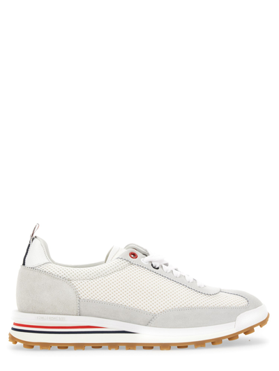 THOM BROWNE LOW-TOP PANELLED SNEAKER