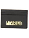 MOSCHINO CARD HOLDER WITH LOGO