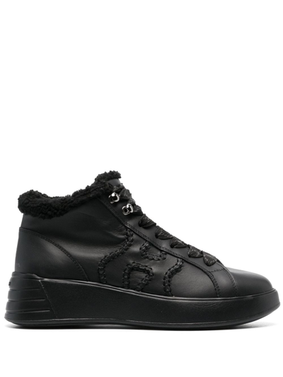 Hogan Rebel Sneakers In Black