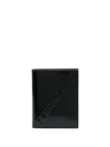 FERRAGAMO LOGO-DEBOSSED BI-FOLD LEATHER WALLET