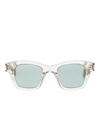 Saint Laurent Eckige Sonnenbrille Sl 592 In Nude