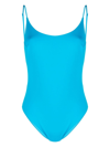 Mc2 Saint Barth Glossy Bluette One Piece In Blau