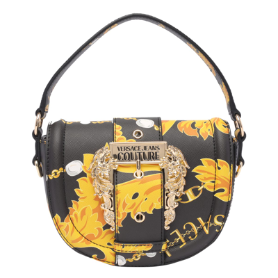 Versace Jeans Couture Chain Couture Couture1 Hand Bag In Black