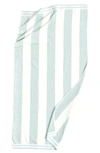 Woven & Weft Pastel Cabana Cotton Beach Towel In Light Blue