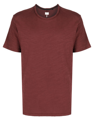 Rag & Bone Round-neck Cotton T-shirt In Brown