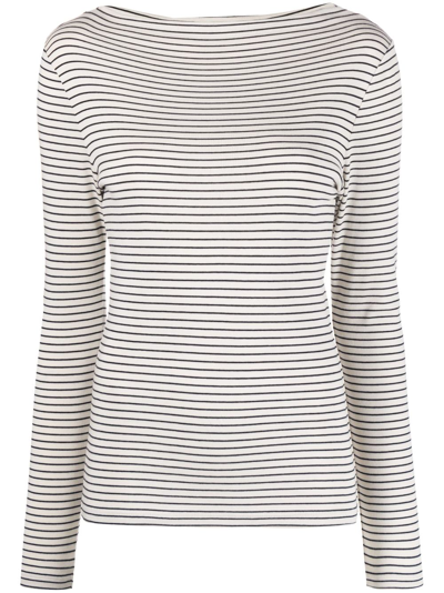 Closed Stripe-pattern Sweatshirt In Neutrals