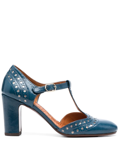 Chie Mihara Wante 90mm Patent Pumps In Blue