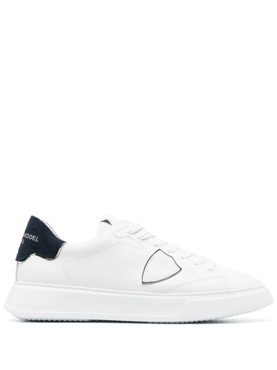 Philippe Model Paris Temple Sneakers In White