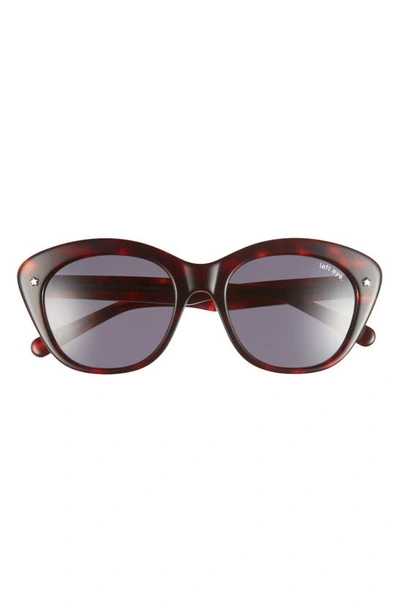 Takahiromiyashita The Soloist The Soloist Cat Eye Sunglasses In Brown Demi