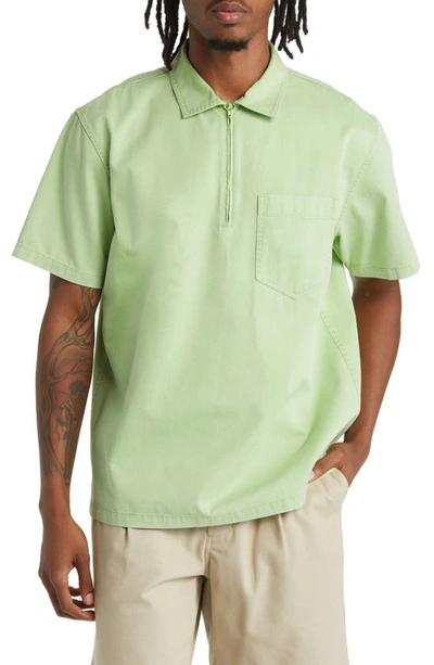 Saturdays Surf Nyc Green Billy Sunbaked Shirt In Forest Shade