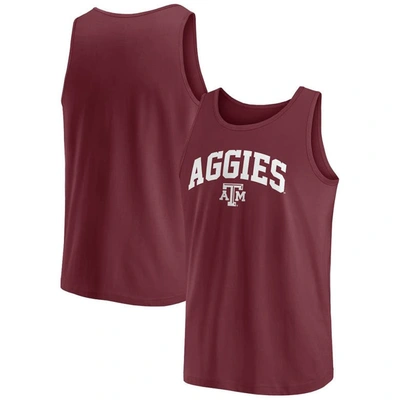 Fanatics Branded  Maroon Texas A&m Aggies Block Arch Tank Top