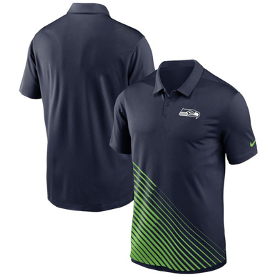 Nike Men's Dri-fit Yard Line (nfl Seattle Seahawks) Polo In Blue