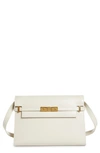 Saint Laurent Medium Manhattan Shoulder Tote In Blanc Vintage