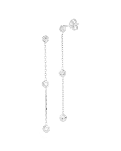 Sphera Milano Silver Cz Drop Earrings