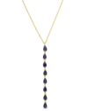 Rina Limor 10k 2.00 Ct. Tw. Blue Sapphire Necklace