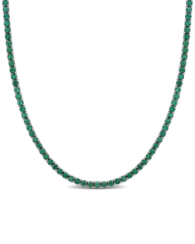 Rina Limor 14k 8.91 Ct. Tw. Emerald Tennis Necklace