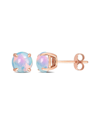 Rina Limor 10k Rose Gold 1.80 Ct. Tw. Ethiopian Opal Studs